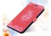 Red Printing Slim iPhone 6 Wallet Cases, Stand Function Leather Pouch for iPhone 6 4.7 inch