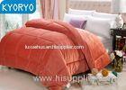 Red Thick Warm Winter Blankets / Quilts Velvet Rabbit Fiber