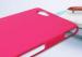 Rubber Coating Red Sony Cell Phone Covers Ultra Thin Z1 mini Protection Case