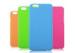 Plastic Blue iPhone 6 Phone Cases Eco-friendly With Rubber Coating