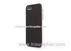 Iphone5 / 5s Classical Black Leather Apple Iphone Protective Cases With PC Shell