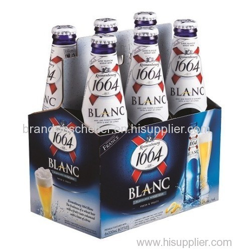 kronenbourg Beer 1664 blanc Can and Bottle