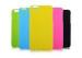 Yellow Rubber Coating iPhone 6 Plus Cases , Colorful Plastic Mobile Phone Back Cover