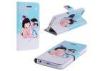 Durable Stand iPhone 5s Cell Phone Cases Blue And White For Girl / Lover