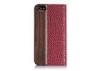 Luxury Real Wood and leather Mobile Phone Covers , Apple Tablet Phone Protection Case