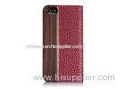Luxury Real Wood and leather Mobile Phone Covers , Apple Tablet Phone Protection Case