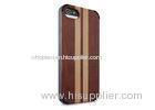 Shock Absorbing Wood Apple Iphone Protective Cases , Custom Mobile Phone Shell