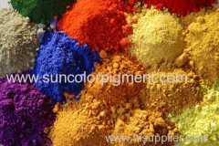 Organic pigments for plastics