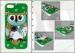 Shockproof Mobile Phone Case Cover Custom Owl Phone Cases For iPhone 5 / 5S