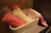 Comfortable Colorful Bath Towel Set , Hotel Customized Cotton Hand Towel / Bath Sheet