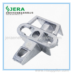 Bracket. Designed for the suspension elements of cable fittings on poles.