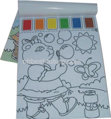 Paint with water coloring book