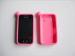 Pink Non-toxic Silicone Cell Phone Case Wear Resistance For Samsung 5830