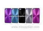 PC Hard Shell iPhone 5s Cell Phone Cases With Aluminum Sheet Sticker