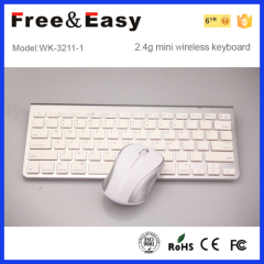 Private mould mini 2.4g cordless mouse and keyboard