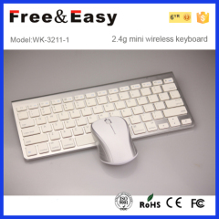Private mould mini 2.4g cordless mouse and keyboard