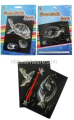 Fashion scratch art kits