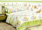 Winnie Pooh Reactive Cotton Kids Bed Sets , Comfortable OEM Bed Lines