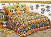 Comfortable Cotton Fabric Kids Bed Sets Panda Cartoon For Kids