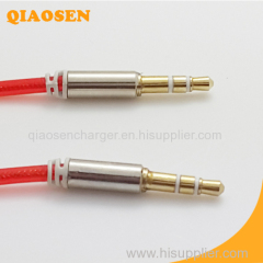 Low price Retractable 3.5mm jack to jack mix color audio cable for MP3 Ipad