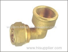 Aluminum Plastic Tube Fitting Female Thread