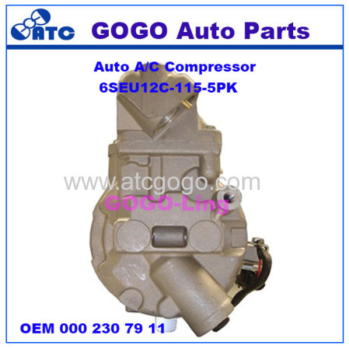 6SEU12C Auto A/C Compressor for Mercedes benz A-CLASS(W168) VANEO(414) OEM A 000 230 79 11 80 A 000 230 94 11