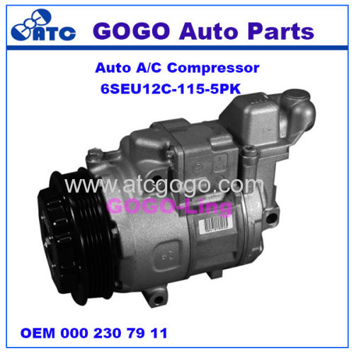 6SEU12C Auto A/C Compressor for Mercedes benz A-CLASS(W168) VANEO(414) OEM A 000 230 79 11 80 A 000 230 94 11