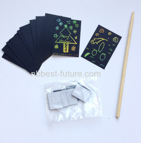 Magic scratch drawing art sets