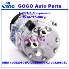 7V16 Auto A/C Compressor for Audi TT OEM1J0820803K 1J0820803KX 1J0820805 1J0820803L