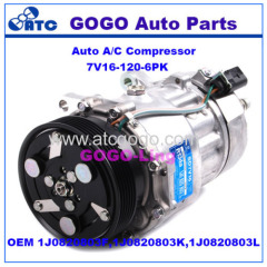 7V16 Auto A/C Compressor for Audi TT OEM1J0820803K 1J0820803KX 1J0820805 1J0820803L