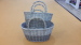 America Style Importer and exporter wicker basket with small handle for wedding decoration