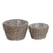 America Style Importer and exporter wicker basket with small handle for wedding decoration