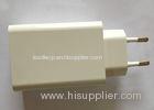 Portable Travel Power Adapters With Two USB 5V 1A / 5V 2.1A Wide Input Voltage