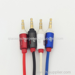 High quality portable jack to jack speaker audio cable for ipod ipad DVD