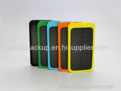 5000 mAh Lithium Polymer Solar Power Charger / Powerbank