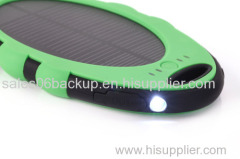 5000mAh Solar Mobile Battery Backup Charger MP3 / MP4 / Smartphones