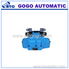 Directional spool valve type electro-hydraulically operated