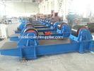 500T High Efficient Pipe Tank Welding Rotator Yellow / Orange With Metal Rollers