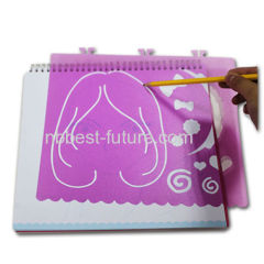 PVC sketch drawing book for children