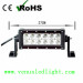 Amber/White 72W 13.5inch LED Combo Light Bar Motor Fog Driving 4WD SUV Car