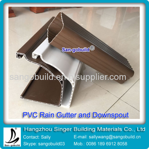 PVC Roof Rain Water Collector Gutter System