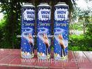 6 Color Printing Snow Spray Cans , Graffiti Spray Paint Cans Straight Body