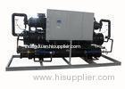 120 Ton Hanbell Screw Compressor Water Cooled Water Chiller / Screw Chiller