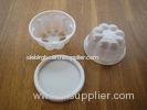 120ml Disposable Ice Cream Cups With Lid Plastic Octagon Bulb 4oz