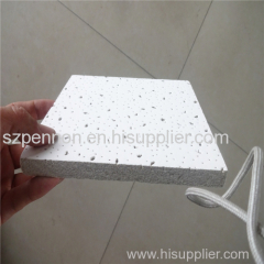 High Quality Suspended Ceiling Board Acoustic Mineral Fiber Board