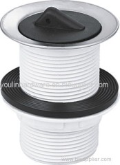 Basin Waste unslotted Plastic plug for bathroom fittings