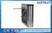 Professional Metro / subway Turnstile Barrier Gate with 304 Stainless Steel Housing