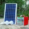 10W Solar Energy System with LED Light for indoor and outdoor