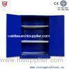 Blue Chemical Liquid Sulfuric Corrosive Storage Cabinet With 2 Doors