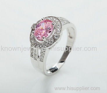 pink spinel ring hot sell